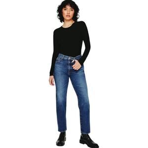 NWOT AG Los Angeles Alexxis Straight High-Rise Vintage Fit Jeans Size 28